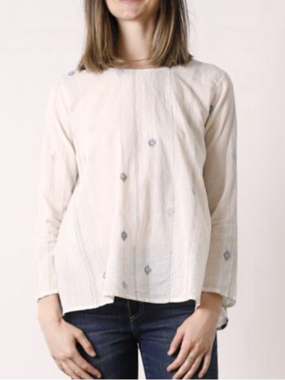 Matta NY Moema Jamdani Top Embroidered Size Small
